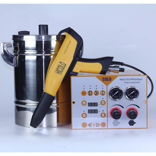 供应实验室静电粉末喷涂机小型粉末喷塑机手动小容量静电粉枪