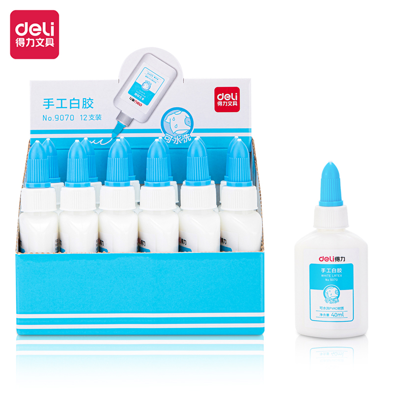 得力手工白胶40ml/60ml/120ml