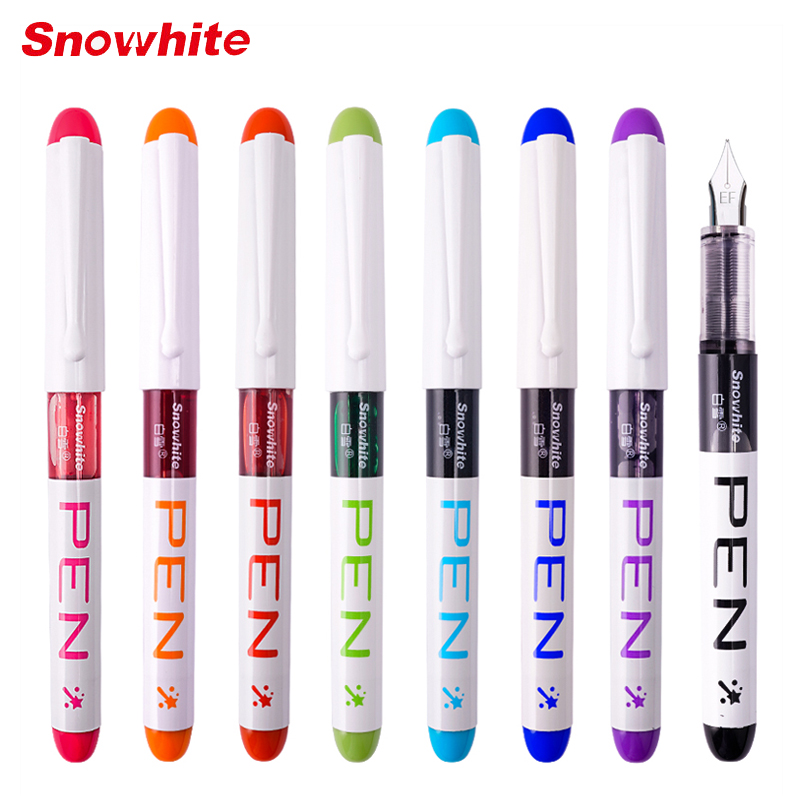 Snowhite白雪彩色钢笔8色套装
