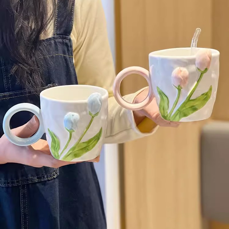 郁金香杯子伴手礼实用小礼品女伴娘伴郎小众高级单品小物件盒子空