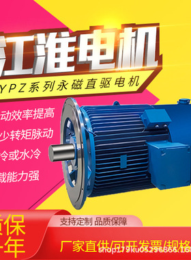 六安江淮电机马达永磁电动机直驱三相异步TYPZ-100L2-4 3kw 商