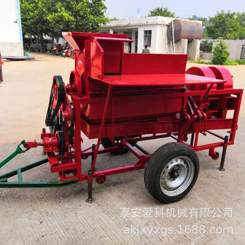 水稻小麦脱粒机柴电两用高粱打粒机新型打麦机黄豆绿豆红豆脱粒机
