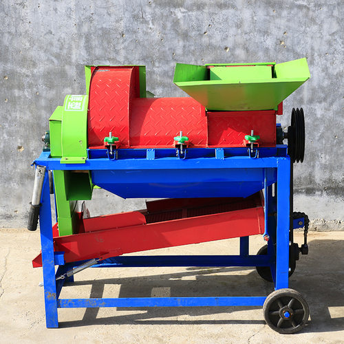 红豆脱粒机四轮车带高粱打粒机两相电绿豆脱粒机出口奇亚籽脱粒机