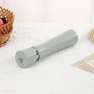 胡椒研磨器家用木质厨房调味罐橡胶木花椒现磨芝麻海盐研磨瓶