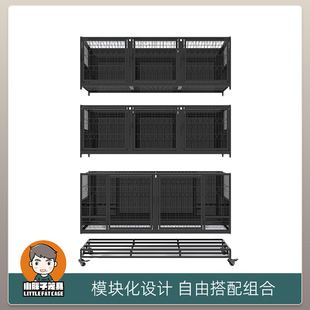 宠物店狗展示柜猫咪寄养柜玻璃隔离笼住院寄养笼繁育展示笼狗笼子