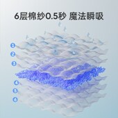 婴儿浴巾新生儿6层纯棉纱布盖毯儿童纯棉a类包被宝宝洗澡毛巾裹巾