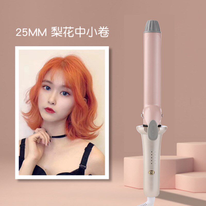 雅周陶瓷釉温控卷发器梨花头卷发棒大卷波浪烫发液晶显示卷发神器