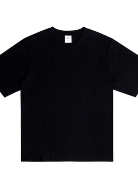 IDLT 宽松廓形T恤 重磅略厚百搭 打底纯棉黑色白色TEE 简约百搭男