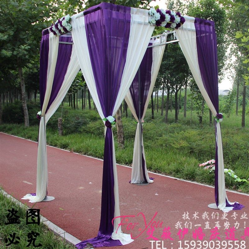包邮新款幸福亭婚礼仪式亭 创意花亭 四角亭装饰 婚庆道具喜亭