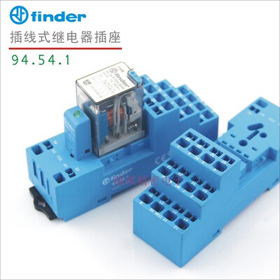 94.54.1;芬德继电器55.32/34.9.024/8.230.0040/90欧规卡线式底座