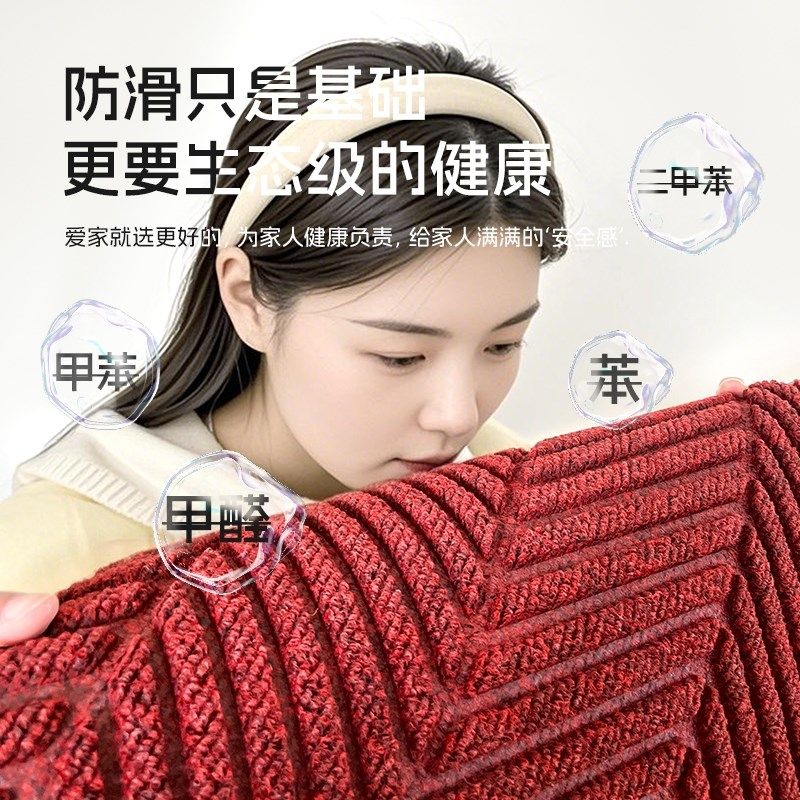 黑色入户门除尘地垫进户门耐脏脚垫家用玄关地毯室外门口防滑门垫,居家布艺,入户地垫,淘宝优惠券,粉丝福利购,淘宝优惠卷