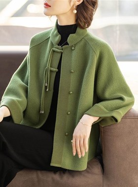 中老年人女士冬装妈妈外套洋气时尚春秋2025新款中式上衣服40岁50