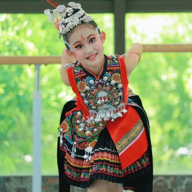 锦色舞蹈服装演出服装舞台表演服装女子独舞艺考高考服装