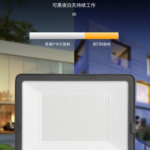 LED投光灯射灯防水防雷户外工程照明高亮220V接电50W100W150W200W
