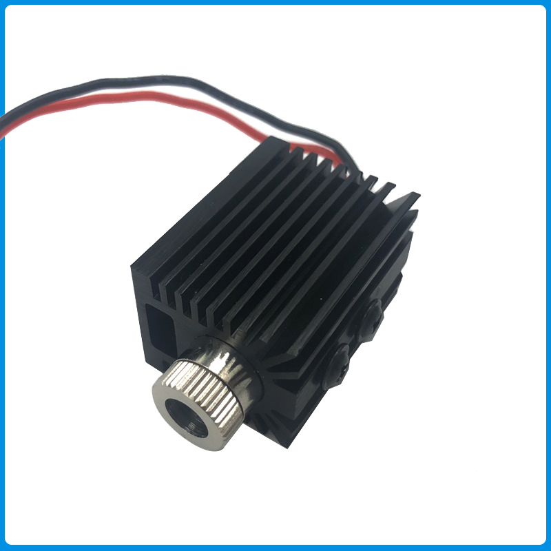 1W激光头小型激光雕刻机405nm蓝紫光1000mW镭射头雕刻切割低功率