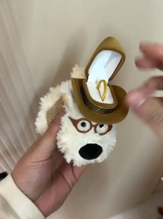 新款创意可爱西高地戒指盒表白礼物求婚表白戒指盒首饰盒女友礼物