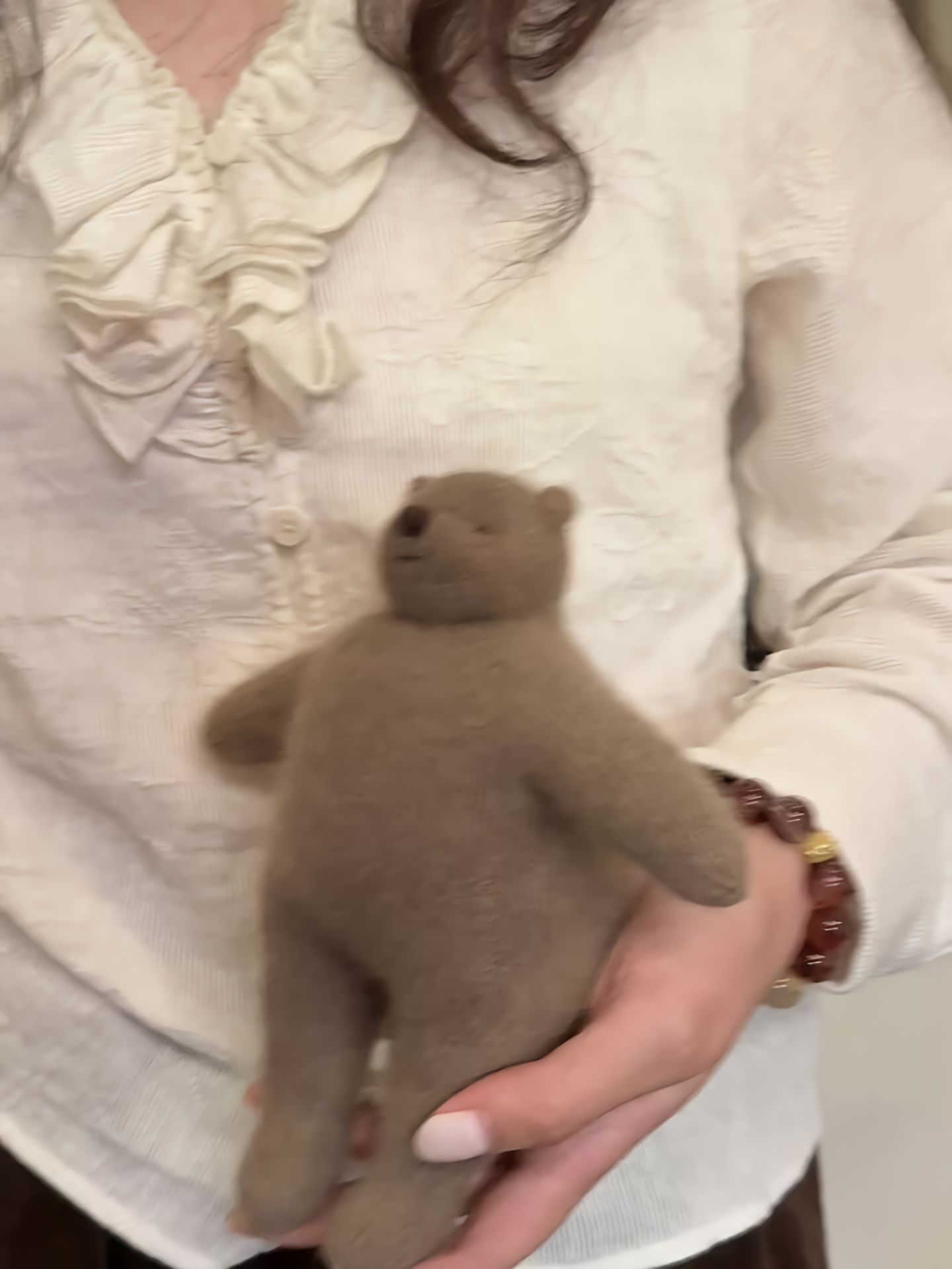 可爱小熊公仔玩偶小海獭毛绒玩具睡觉抱枕布娃娃女生边牧生日礼物