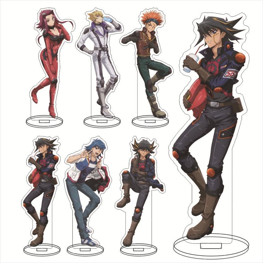 游戏王5D’S 亚克力大立牌 不动游星 十六夜秋 卡莉渚亚克力摆件