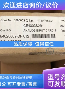 议价CE4003S2B1模块卡件PLC