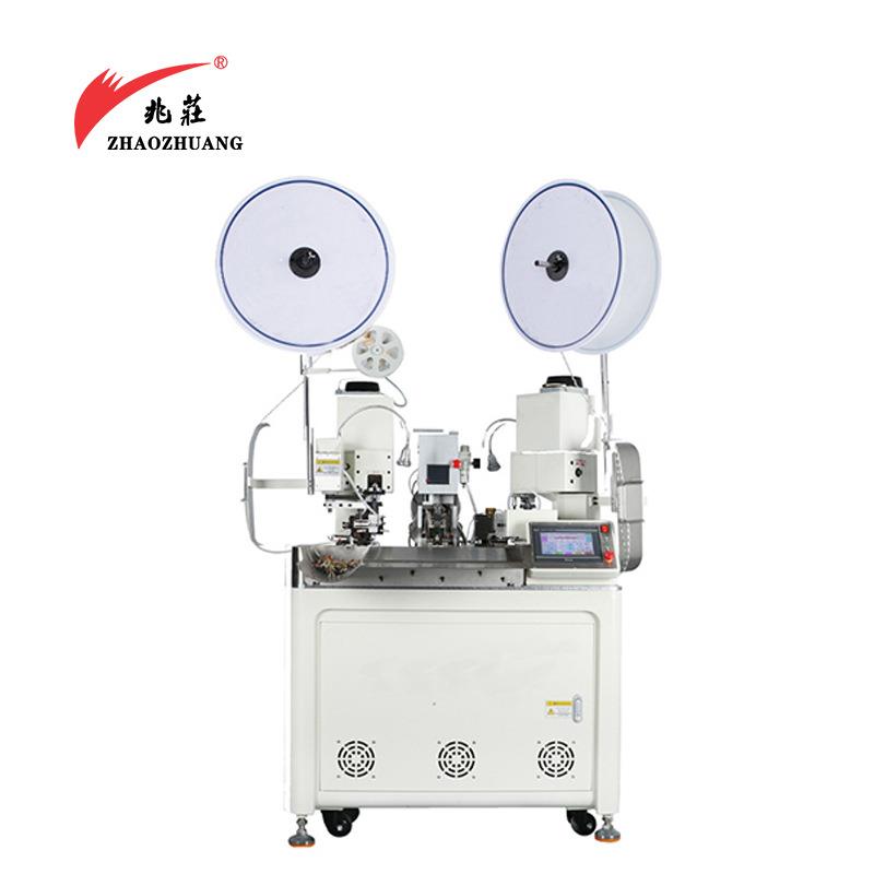 厂家全自动穿防水栓端子机高精度汽车线束剥皮单双头打端穿防水塞