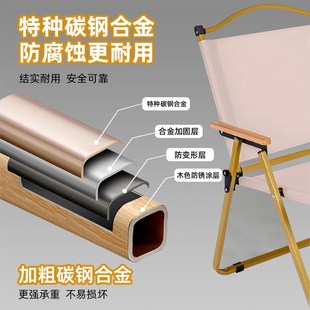 正火户外折叠椅露营克米特椅野营钓鱼凳子沙滩椅子野外折叠凳桌椅