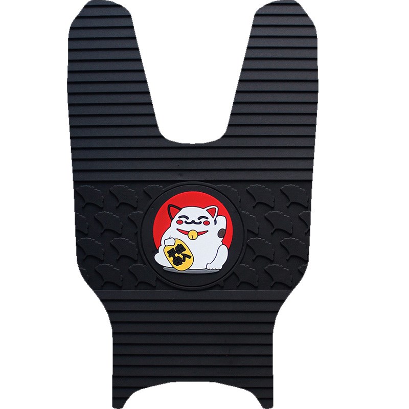 适用于极核EZ3i橡胶脚垫春风极核电动车踏板防水防滑卡通橡胶脚垫