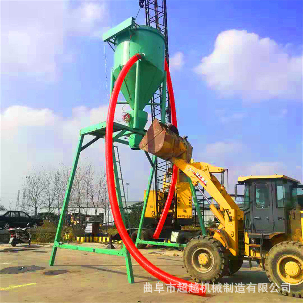 烟台粉煤灰装罐气力输送机自动化设备布袋除尘高扬程管道吸料机