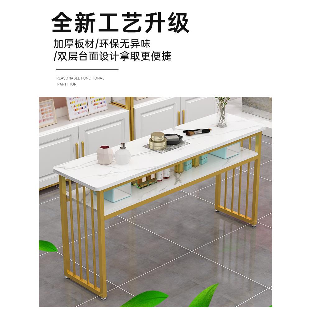 j8美甲店桌子日式经济型美甲台简约双人美甲桌椅套装红单时尚网g3