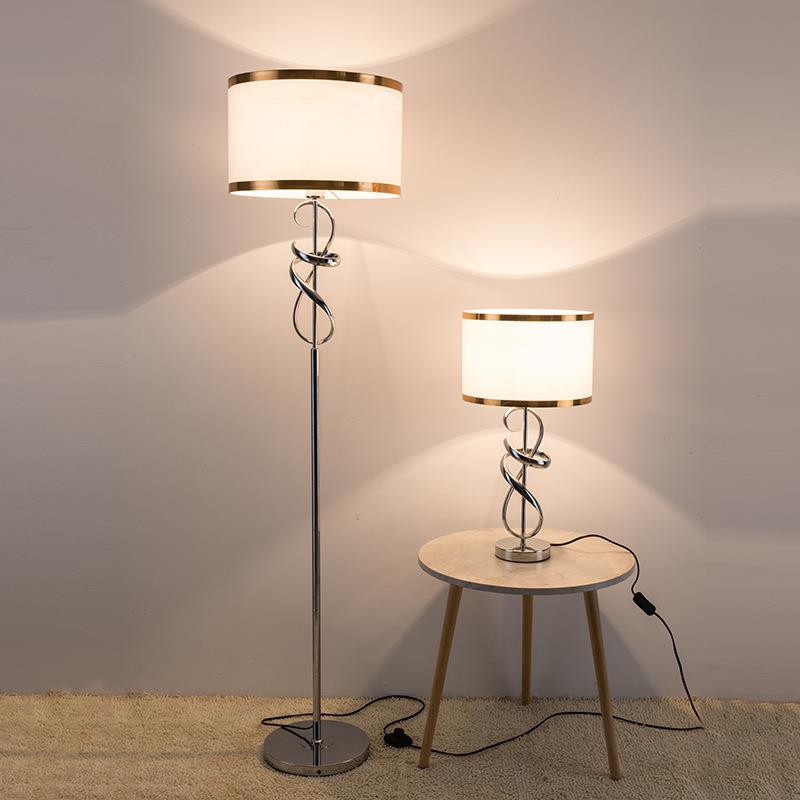 中国风现代简约落地灯居家装饰卧室客厅宾馆酒店客房装饰落地台灯