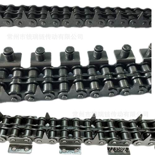 吸0塑机专链用链条08B木1A12A尖齿链条圆多片锯条三排四08B 10A