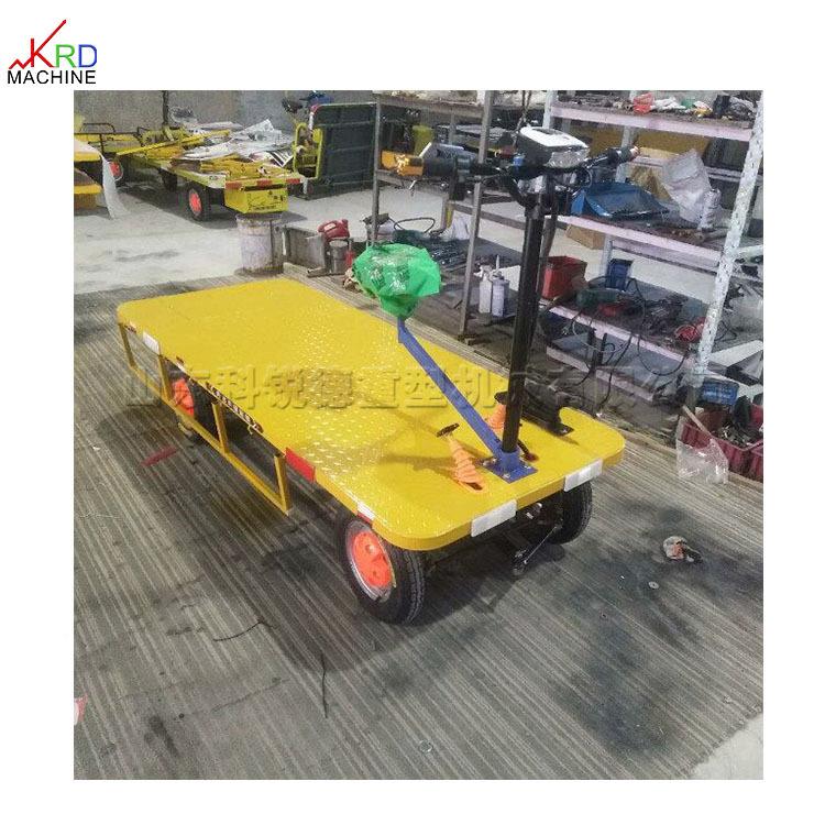 四轮运电动搬运车 电动 平板运输车座式铁驾路建331设托车