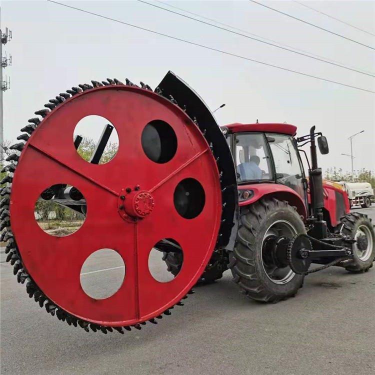 工程管道开宽沟机沟圆LJS盘开控机深度度可田园链条挖沟机耐磨耐