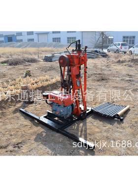 便CT-50B携眼式探水勘探钻机背 小型轻包便式柴油岩石钻机 水井钻