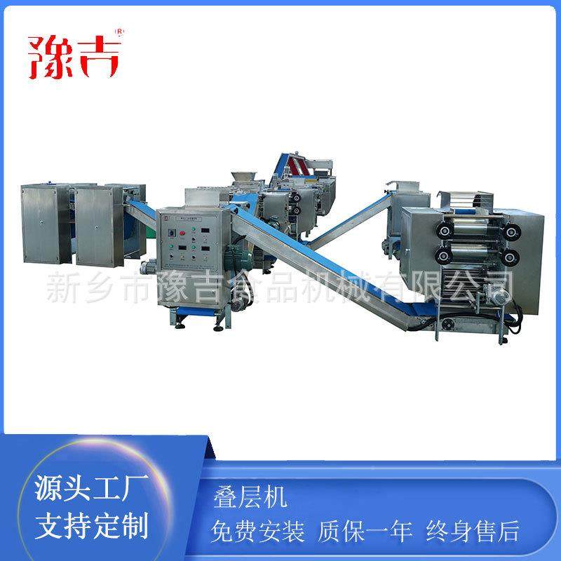 饺子烧用麦皮面包 丁片生产BHZ线 皮面叠层机