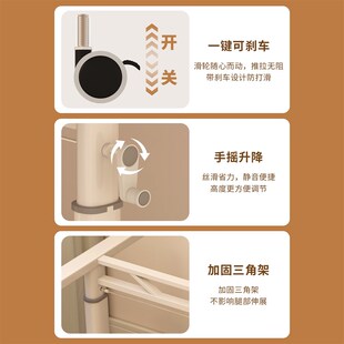 升降大白桌写作业桌 儿童学习桌写字桌书桌家用小学生桌椅套装