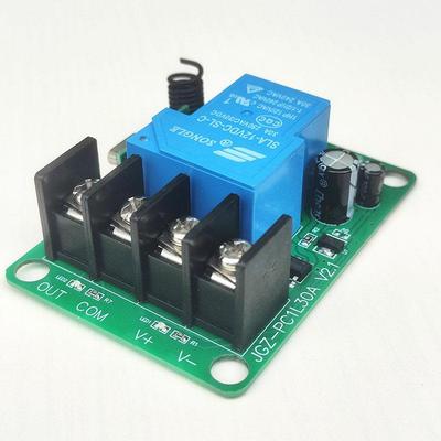 12V30A单路无线遥控开关大功率远程学习无线控制器模块