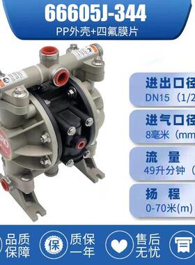 ARO英格索兰气动隔膜泵1-3寸铝合金PP塑料化工耐腐蚀污水泥浆泵