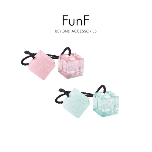 FunF/乐纷绮 千禧小冰块发绳发圈头绳低马尾复古千禧风发饰礼物