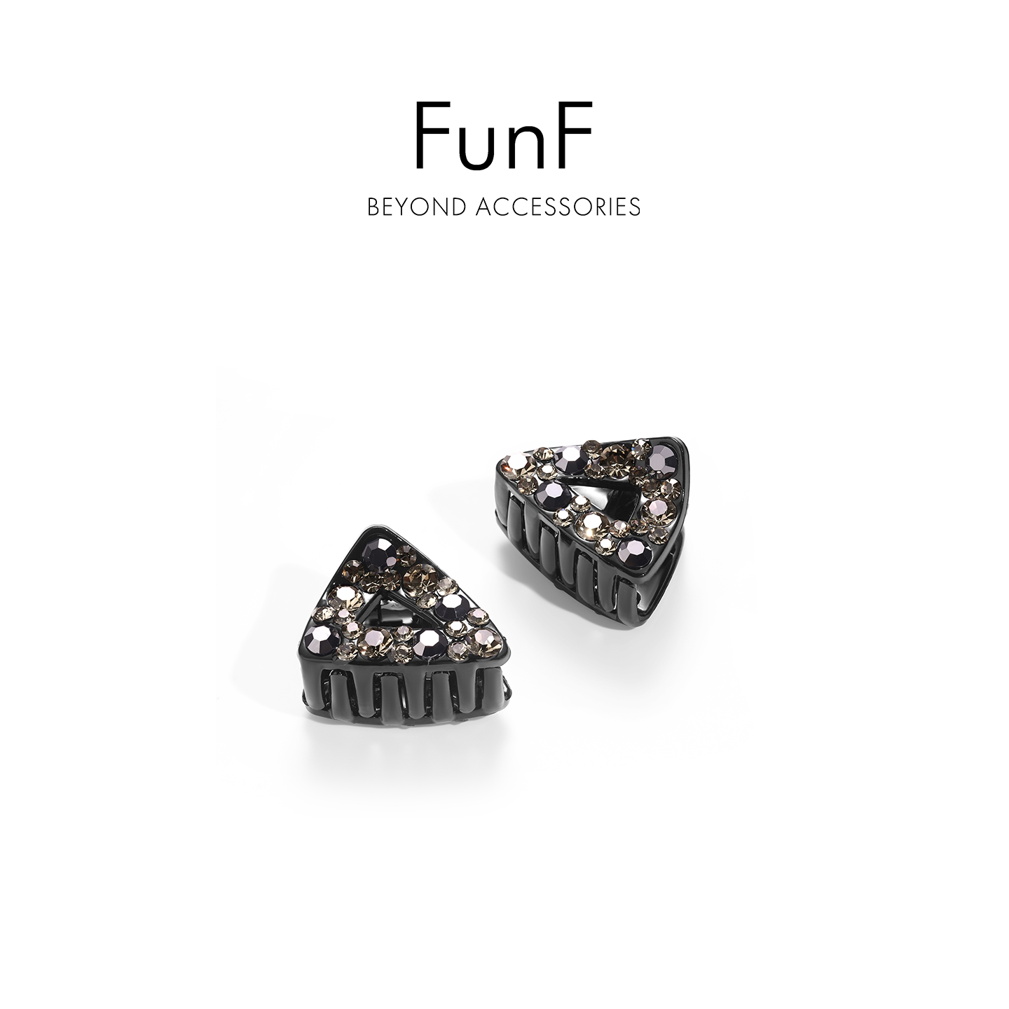 FunF/乐纷绮 捷克钻mini刘海小边夹 精致公主侧边碎发夹 猫女魅影图片