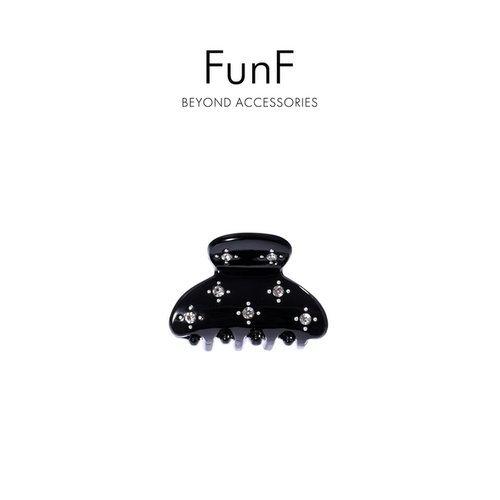 FunF/乐纷绮 mini多伦多星芒镶钻醋酸抓夹发夹高级感小抓夹