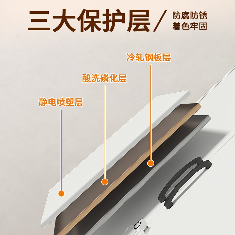 儿童衣柜无甲醛家用卧室爆款现代简约婴儿宝宝钢制衣橱收纳置物柜