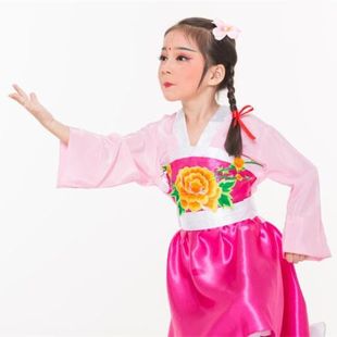 成人古装戏服丫鬟演出服黄梅戏对花丫扮相服装打猪草儿童花旦戏服