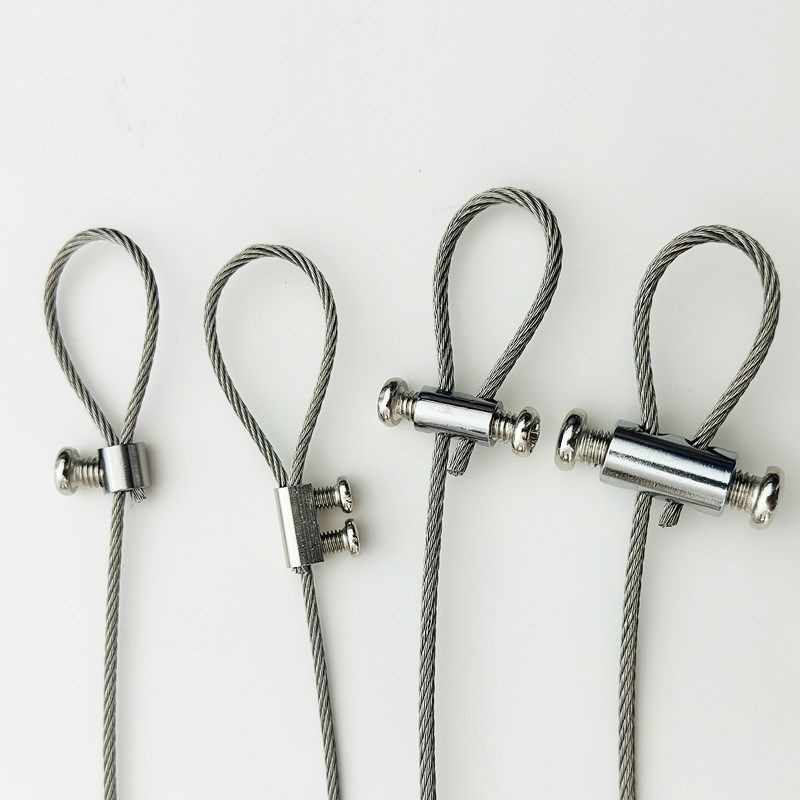 304不锈钢细钢丝锁紧器可调钢丝绳锁线器自锁扣夹头快递活动紧固,搬运/仓储/物流设备,卸扣/锁扣/吊环/套环/吊钩,淘宝优惠券,粉丝福利购,淘宝优惠卷