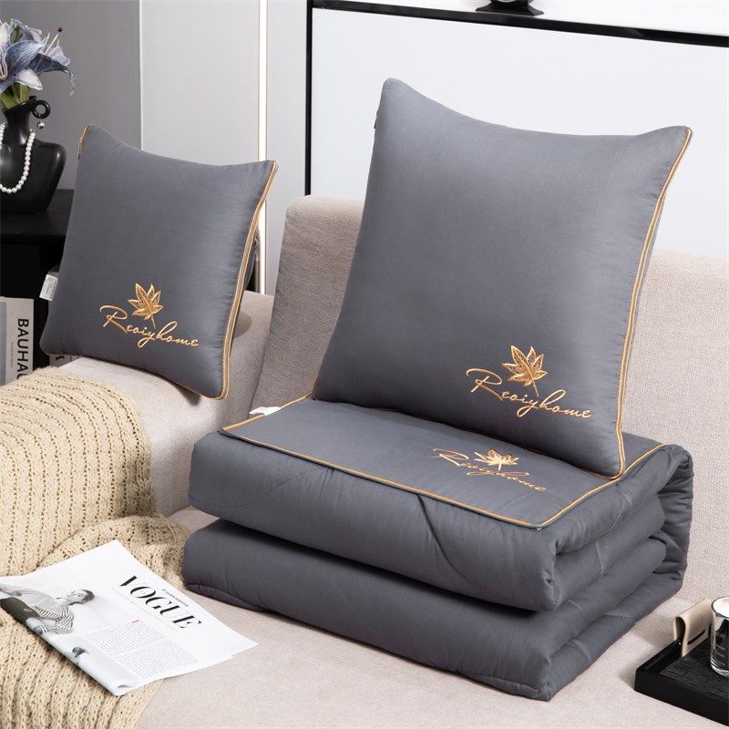 全棉夏季抱枕被子两用二合一车用午睡毯子枕头夏凉空调被汽车靠枕,居家布艺,抱枕被,淘宝优惠券,粉丝福利购,淘宝优惠卷