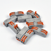 2位对接快速接线端子电线接线头压线排快接头二孔按压接线器SPL