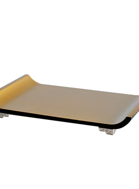 新中式禅意金色托盘套装组合摆件书房酒柜办公室家居样板房装饰品