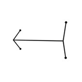 架展示架挂衣架子陈列架墙上挂杆 店货架上墙服装 铁艺简约女装 服装
