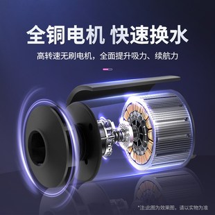 sqg鱼缸换水器交直流全自动吸便器电动排污洗沙器换水管小型抽水