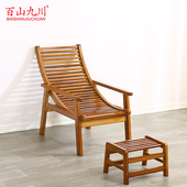 竹躺椅竹椅可调节竹椅子午睡孕妇午休躺椅加宽老人椅子靠背椅家用