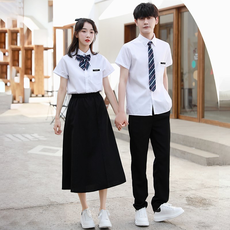 春季初高中学生装学院风班服套装水手服学士校服演出服jk制服衬衫